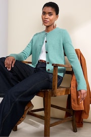 Seasalt Cornwall Blue Tern Tide Cardigan - Image 4 of 7