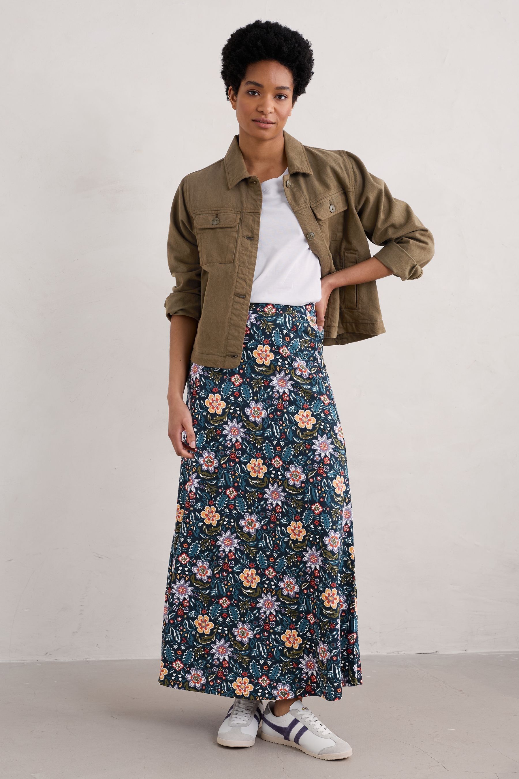 Buy Seasalt Cornwall Blue Rose Jersey Skirt from Next Singapore