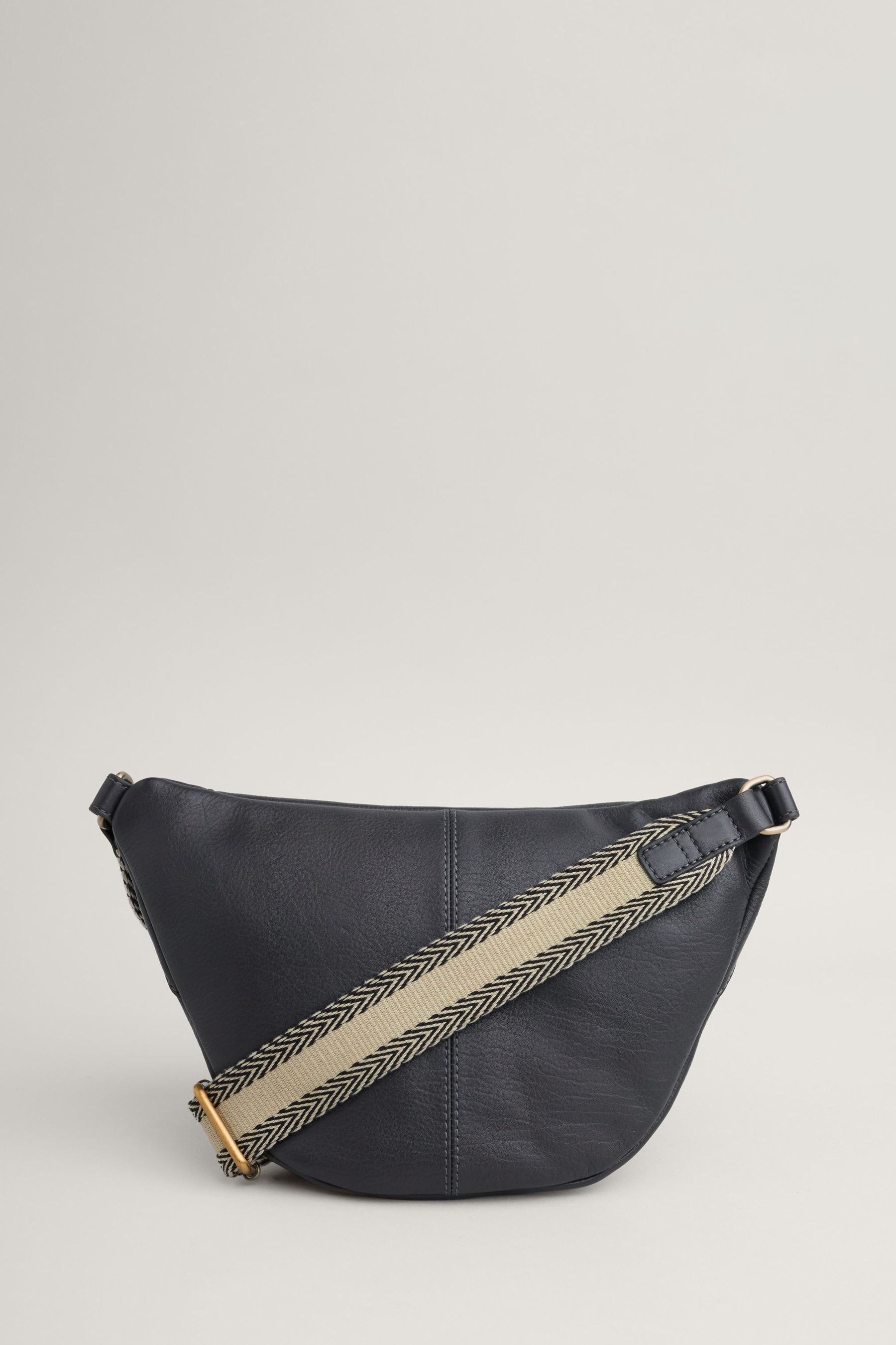 Seasalt Cornwall Black Wyllow Crossbody Leather Bag ONE Womens