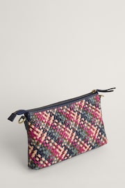 Seasalt Cornwall Black Crenvor Woven Leather Crossbody Bag - Image 3 of 5