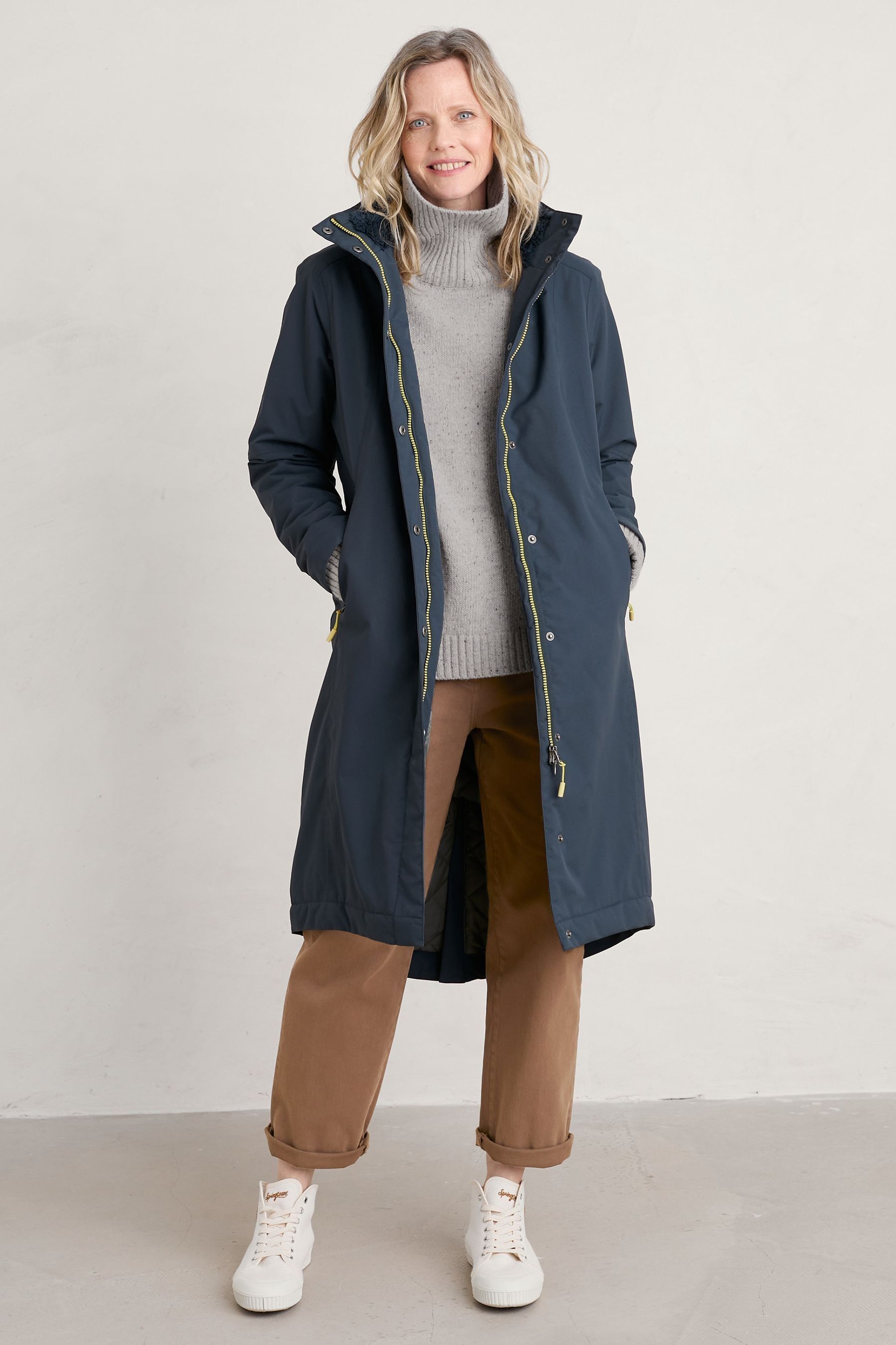 Buy Seasalt Cornwall Squid Ink Janelle Raincoat from Next USA