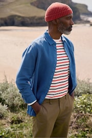 Seasalt Cornwall White/Multi Mens Sailor Shirt With Crew Neck - Image 7 of 11