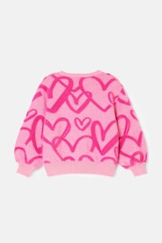 Angel & Rocket Pink Lola Love Jumper - Image 5 of 6