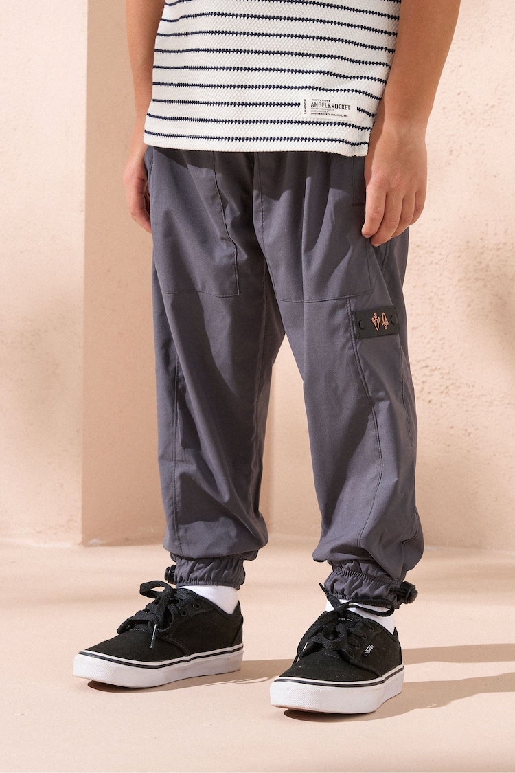 Angel & Rocket Grey Clay Stretch Woven Joggers - Image 1 of 2