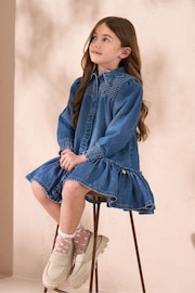 Angel & Rocket Blue Rafferty Denim Star Collar Dress - Image 4 of 4