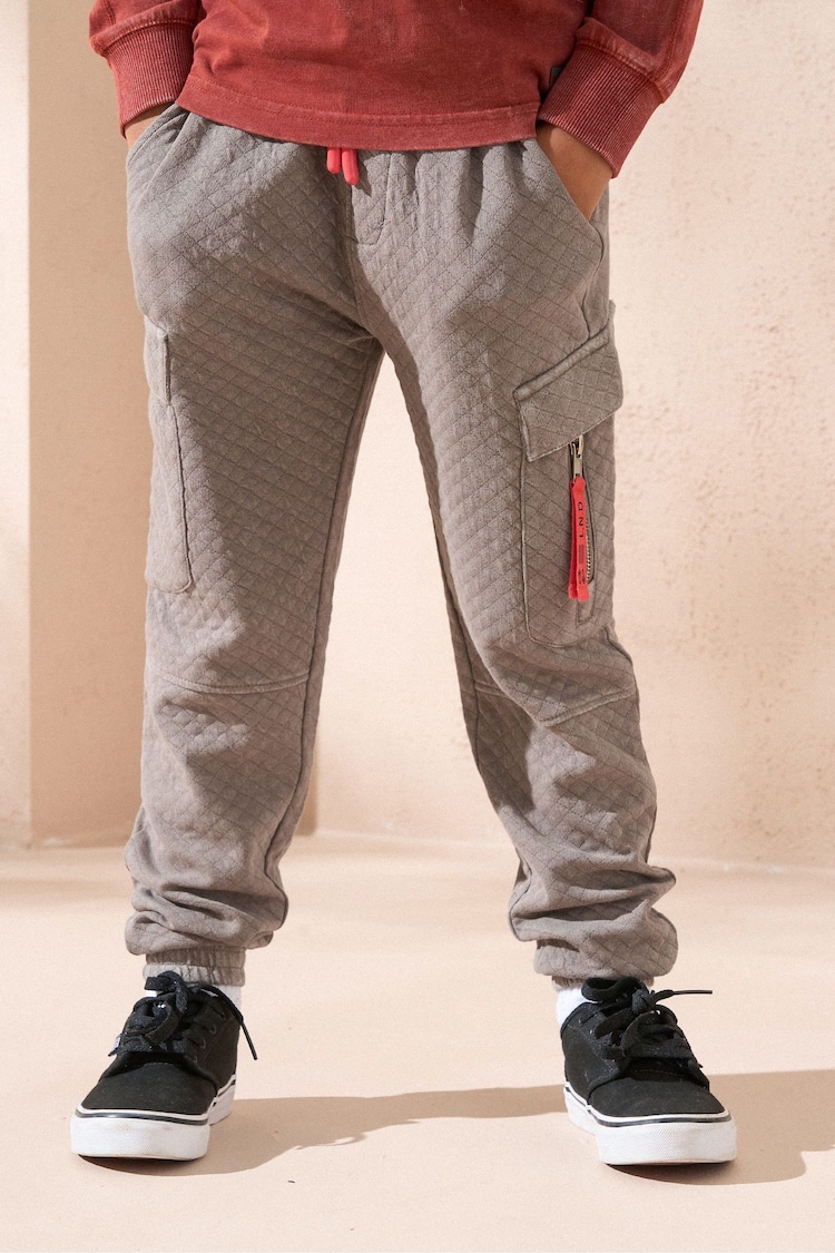 Angel & Rocket Grey Frank Cargo Joggers - Image 2 of 3