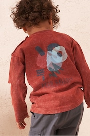 Angel & Rocket Red Evan Long Sleeve Washed Graphic T-Shirt - Image 4 of 4