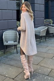 Style Cheat Cream Longer Length Hope Jumper - Image 2 of 4