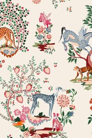 Cath Kidston Natural Painted Kingdom 10M Wallpaper - Image 2 of 3