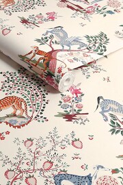 Cath Kidston Natural Painted Kingdom 10M Wallpaper - Image 3 of 3