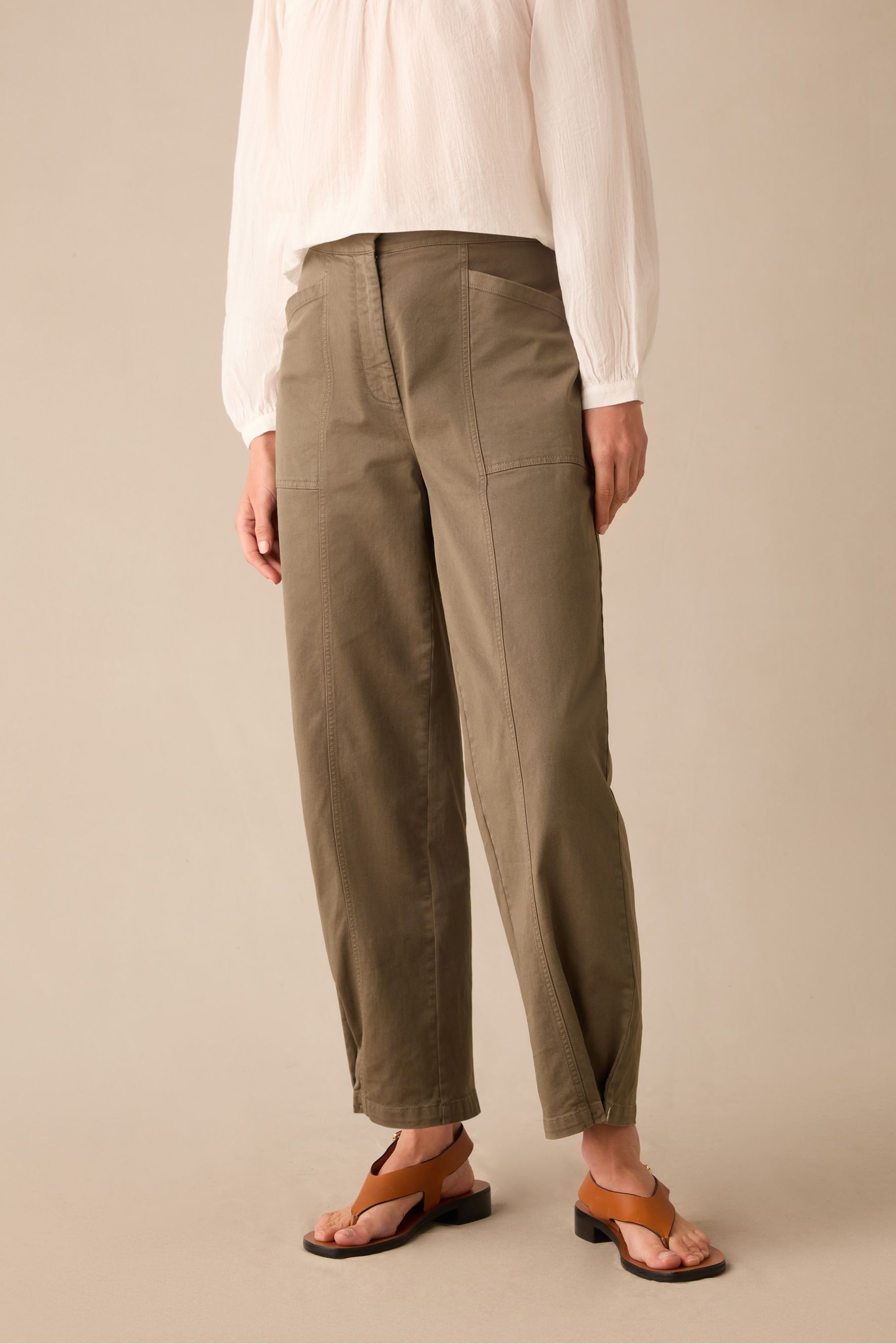 Buy Ro Zo Green Petite Ro Zo Green Cargo Trousers from Next Luxembourg
