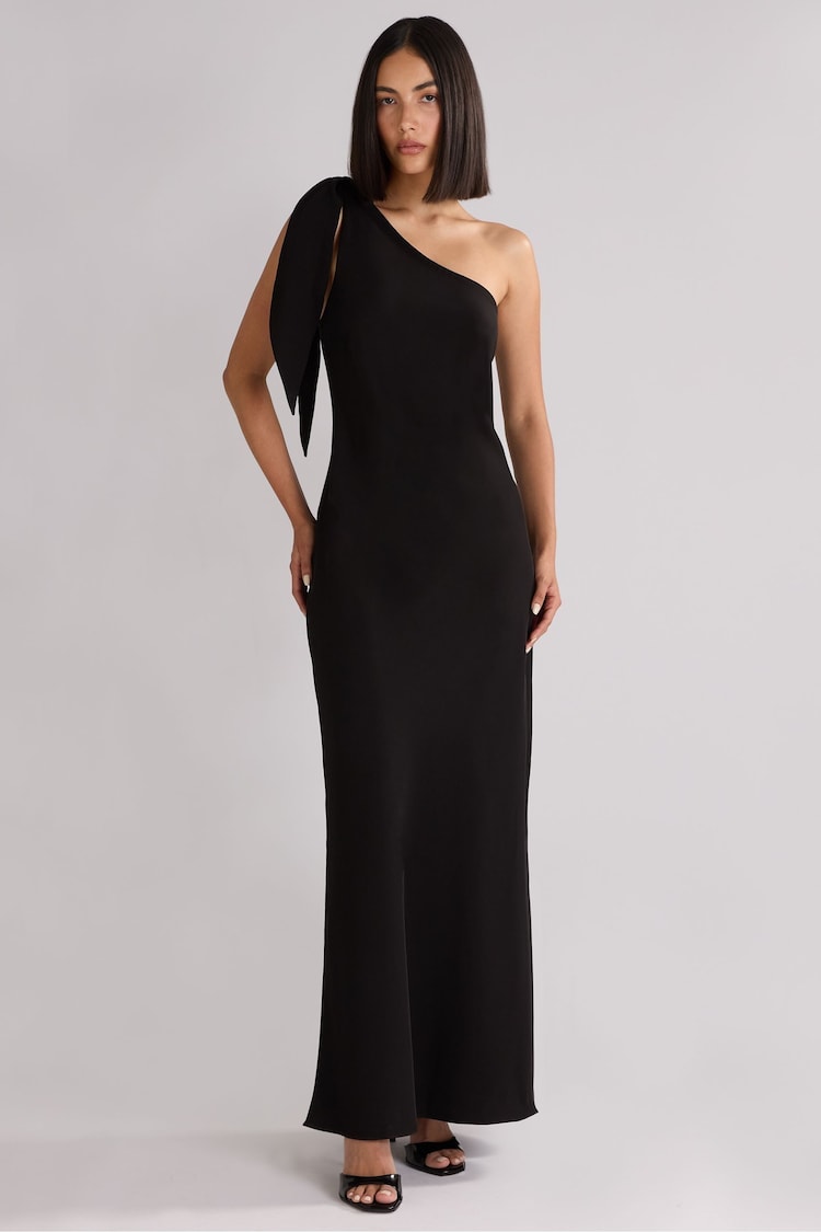 Ro&Zo Charlotte Crepe One Shoulder Maxi Dress - Image 1 of 5