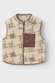 Name It Teddy Fleece Vest Gilet - Image 2 of 3