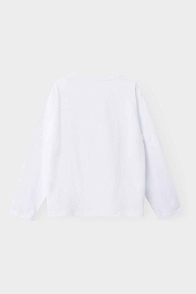 Name It 100% Organic Cotton Long Sleeve Slogan Dragon Top - 圖片 2，共 2