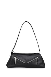 Whistles Seva Triple Zip Shoulder Black Bag - Image 1 of 5