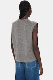 Whistles Grey Wool Sleeveless Tank - Image 2 of 5