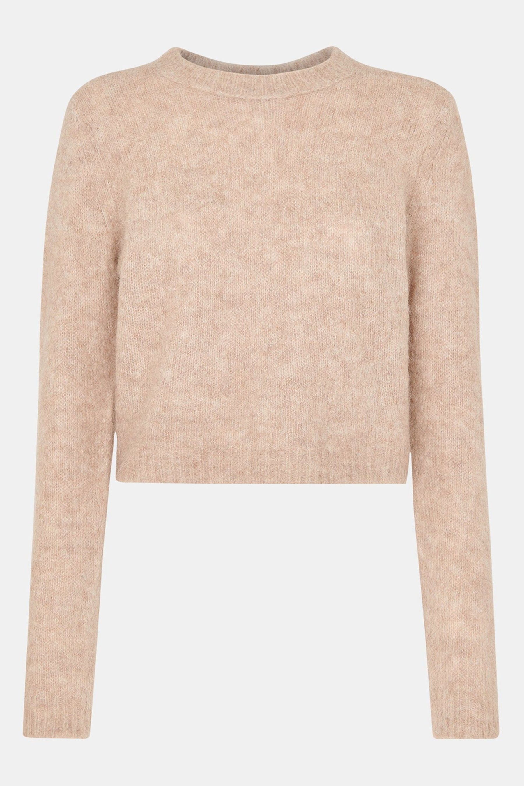 Nude crop jumper hotsell