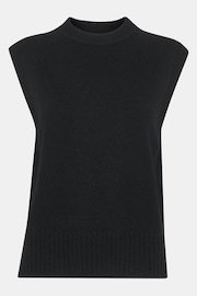 Whistles Wool Sleeveless Black Tank - Image 4 of 4