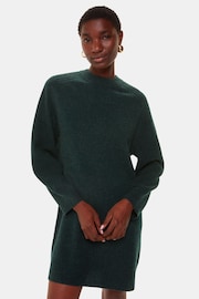 Whistles Green Ava Round Neck Knitted Dress - Image 1 of 5