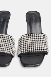 Whistles Black Adella Diamante Slip-On Mules - Image 3 of 4