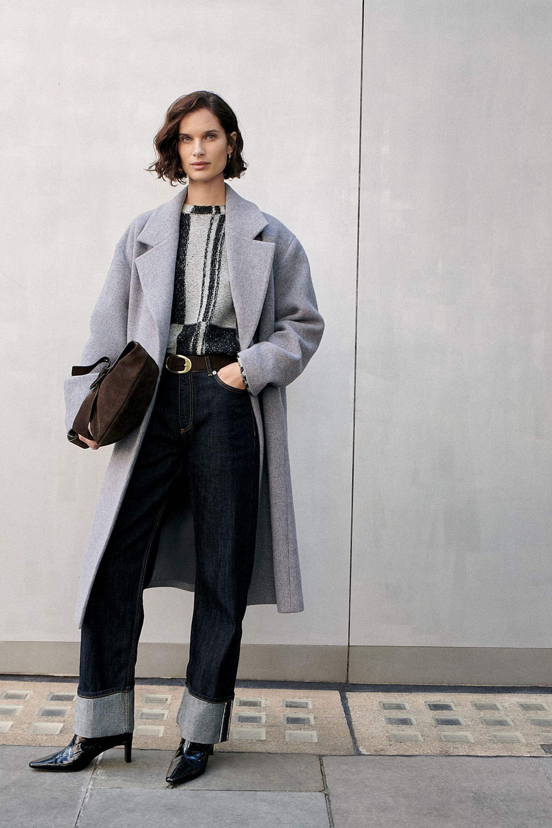 Whistles grey coat outlet