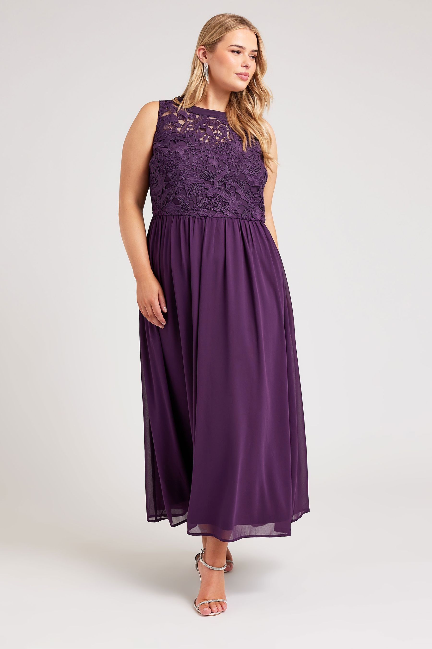 Purple lace dress canada shop