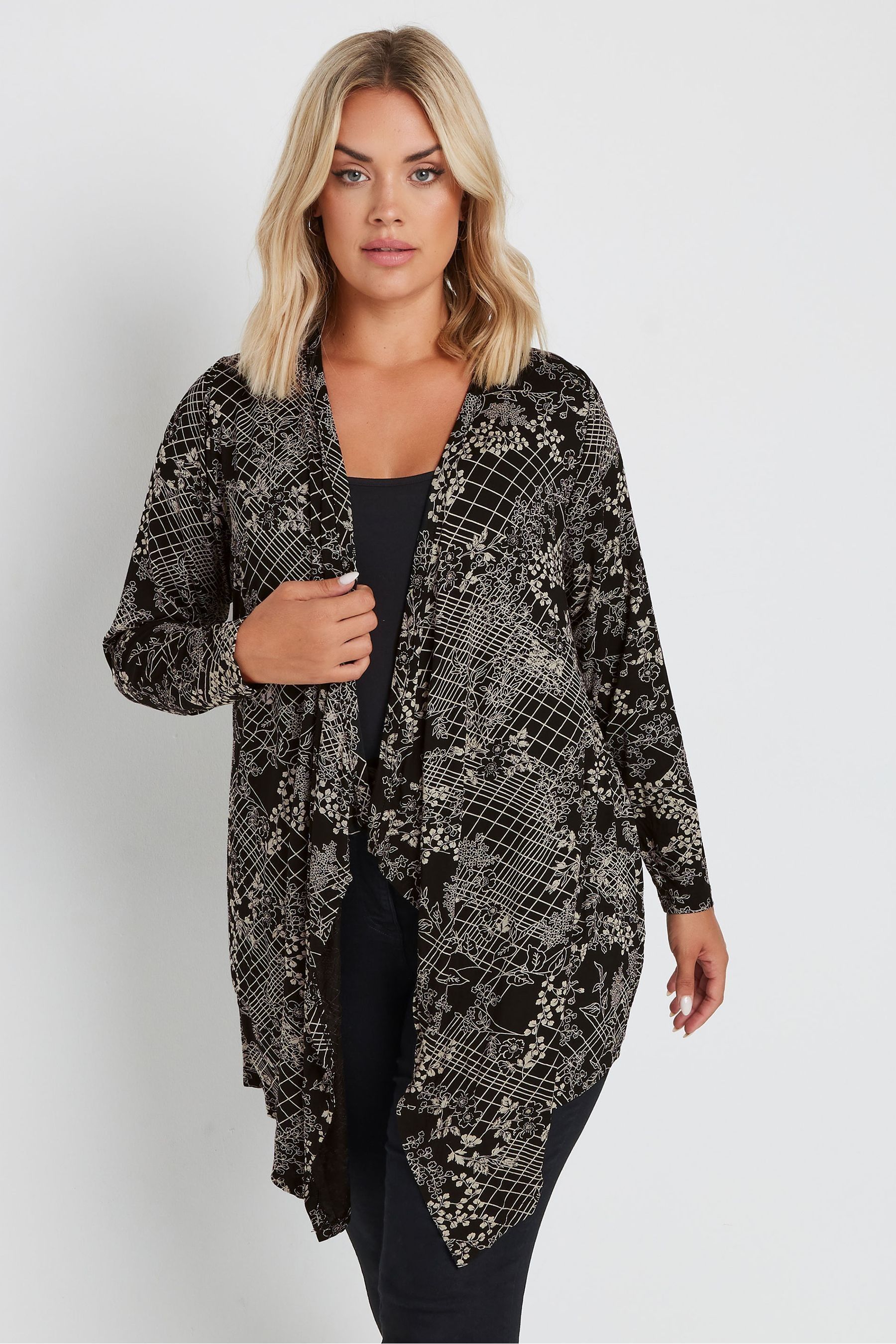 Floral print cardigan shop