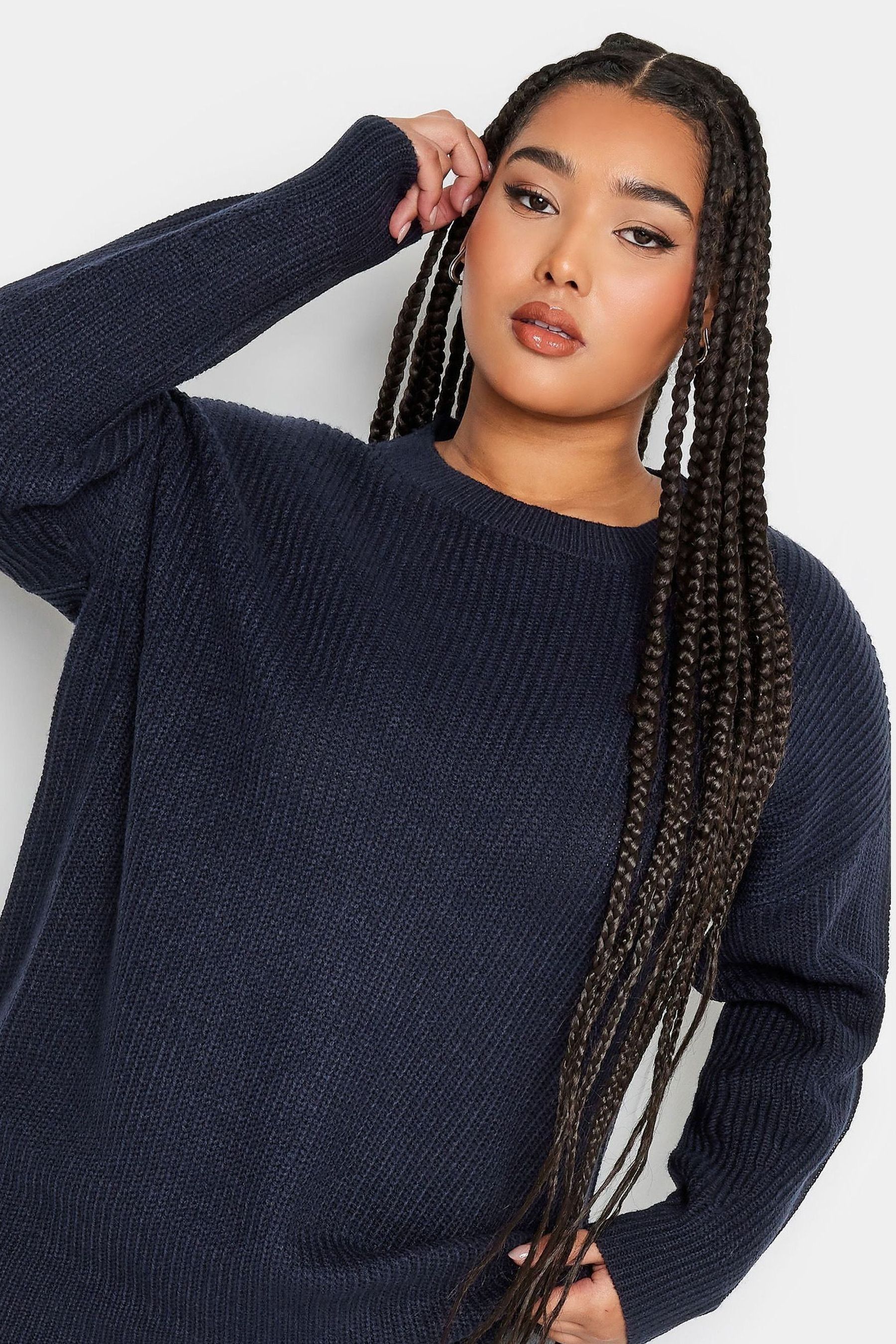 Yours Curve Women s Drop Shoulder Jumper