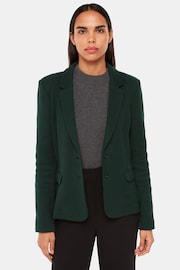 Whistles Slim Green Jersey Jacket - Image 1 of 5