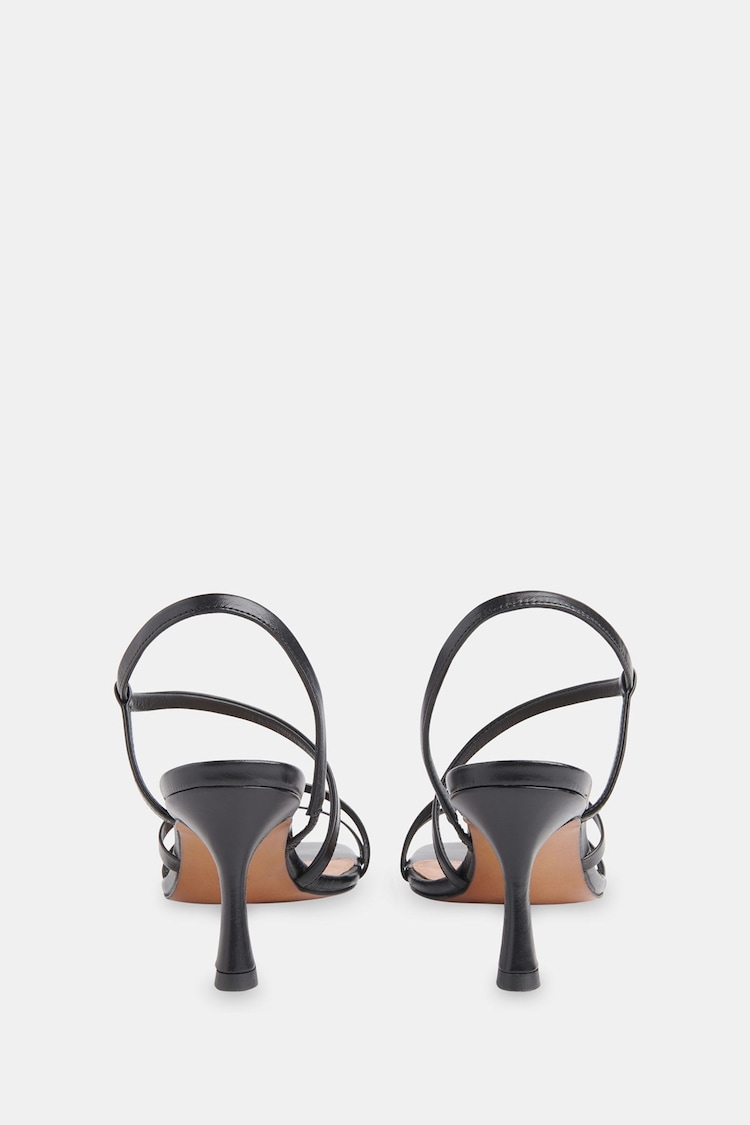 Whistles Black Tenley Strappy Heeled Sandals - Image 2 of 5