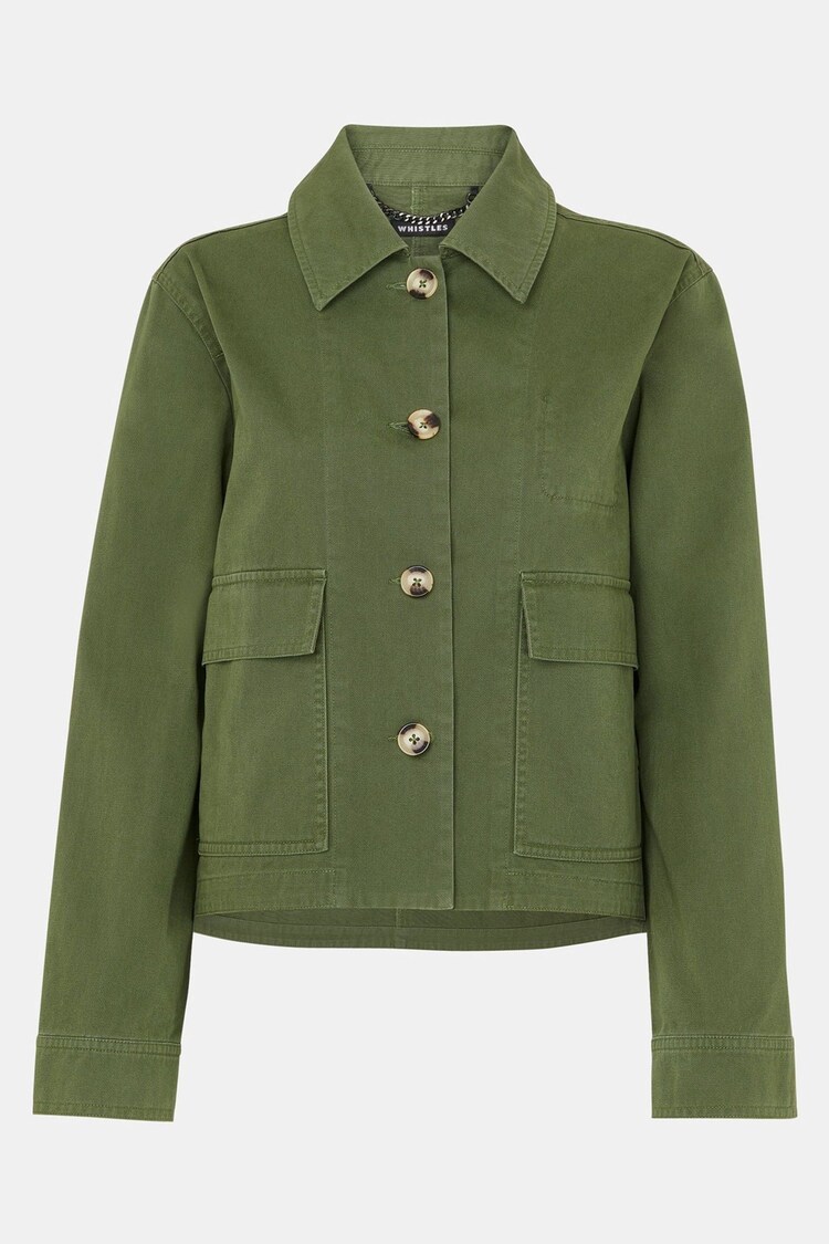 Whistles Green Marie Casual Jacket - Image 5 of 5