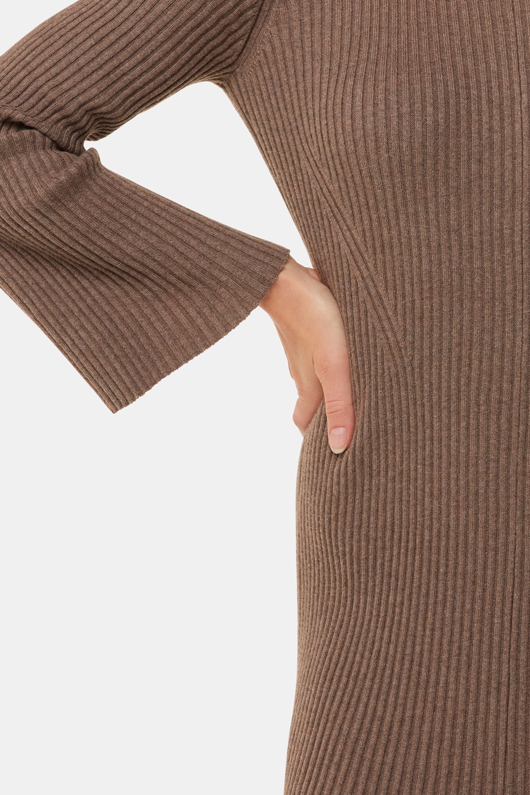 Buy Whistles Nude Willow Ribbed Knit Dress from Next USA