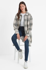 Tog 24 Grey Womens Slough Check Shacket - Image 5 of 7