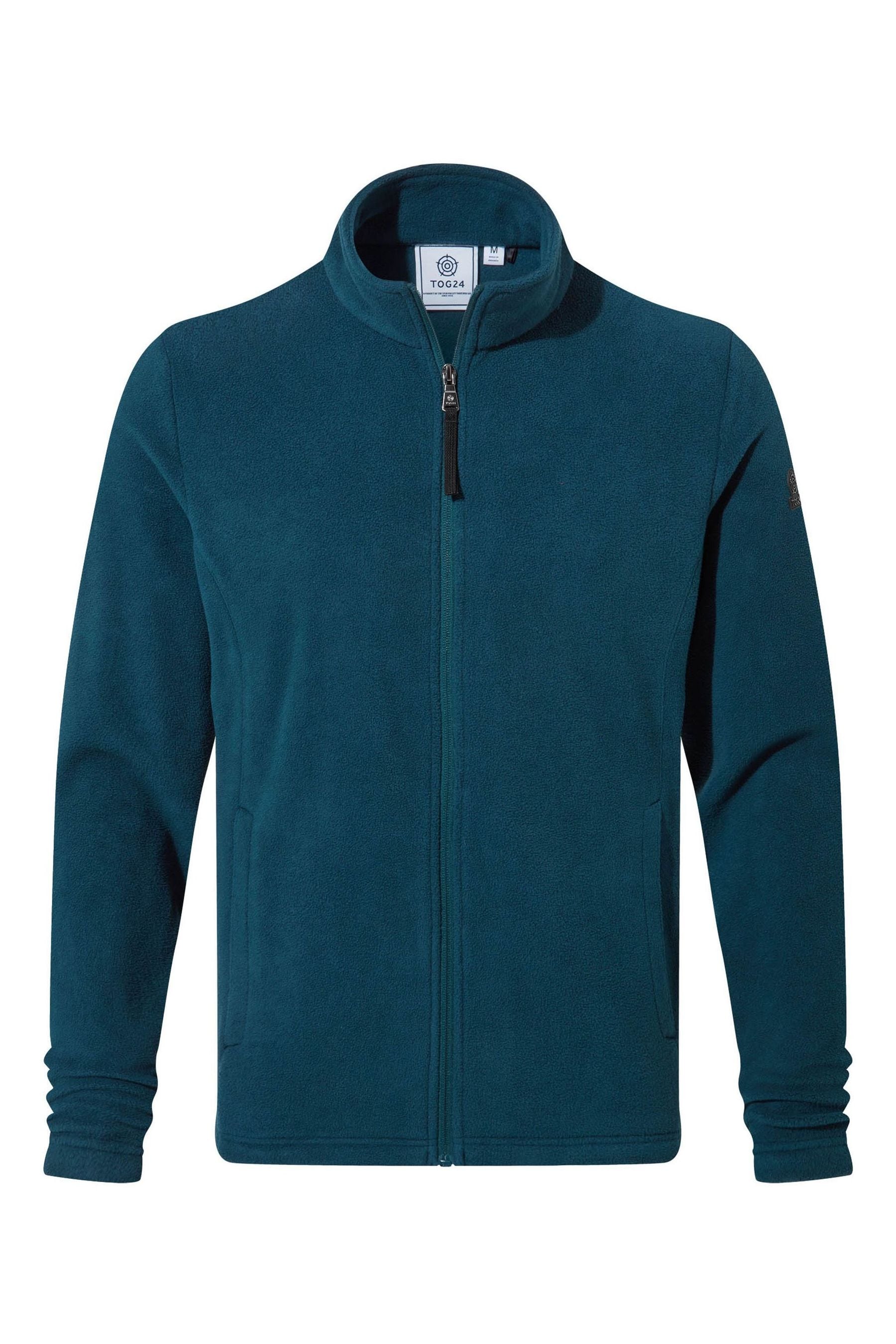 Buy Tog 24 Green Mens Revive Fleece Black Jacket from Next USA