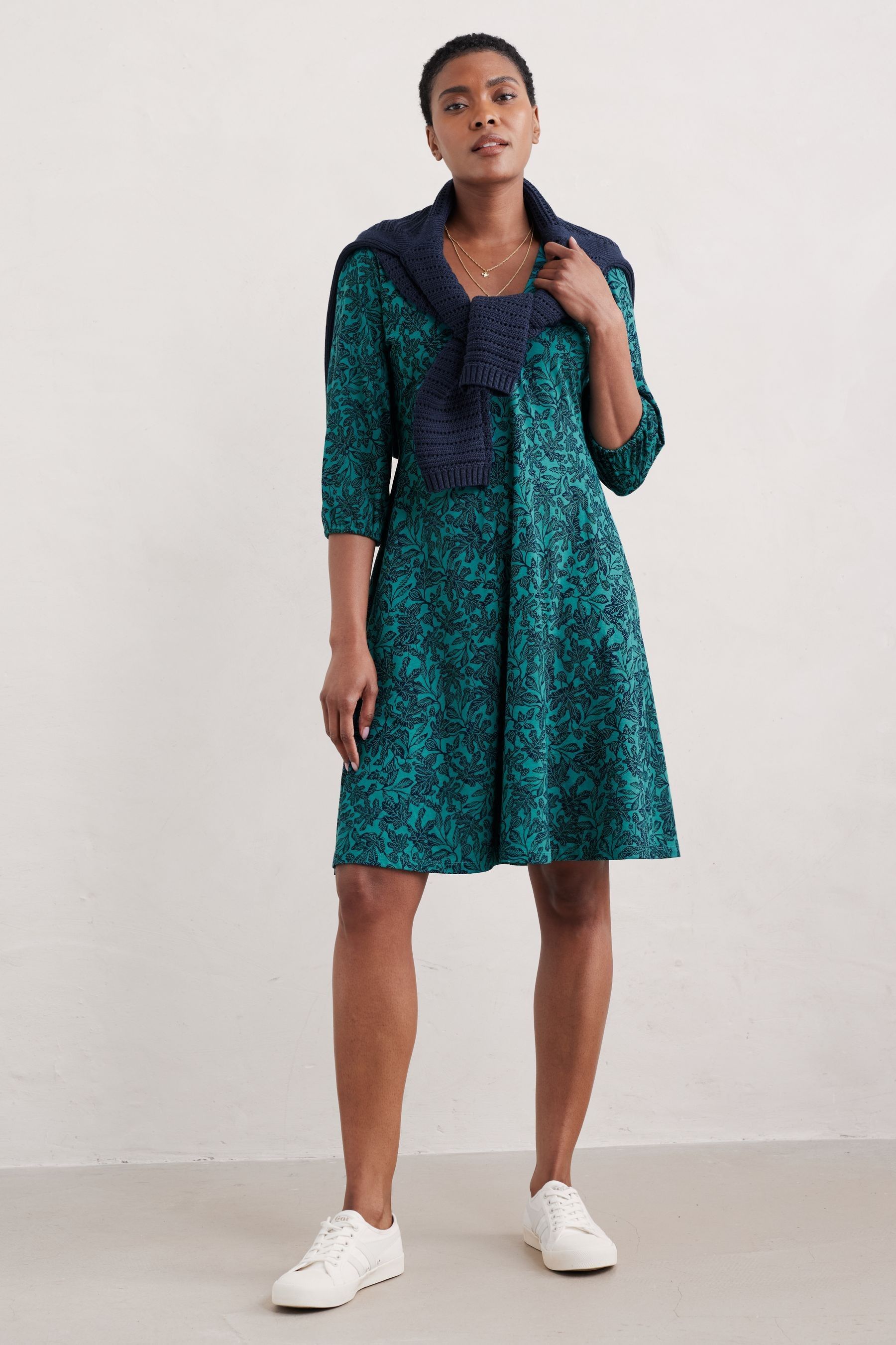 Empire line jersey dress new arrivals