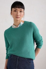 Seasalt Cornwall Green Makers Cotton Jumper - Image 1 of 7