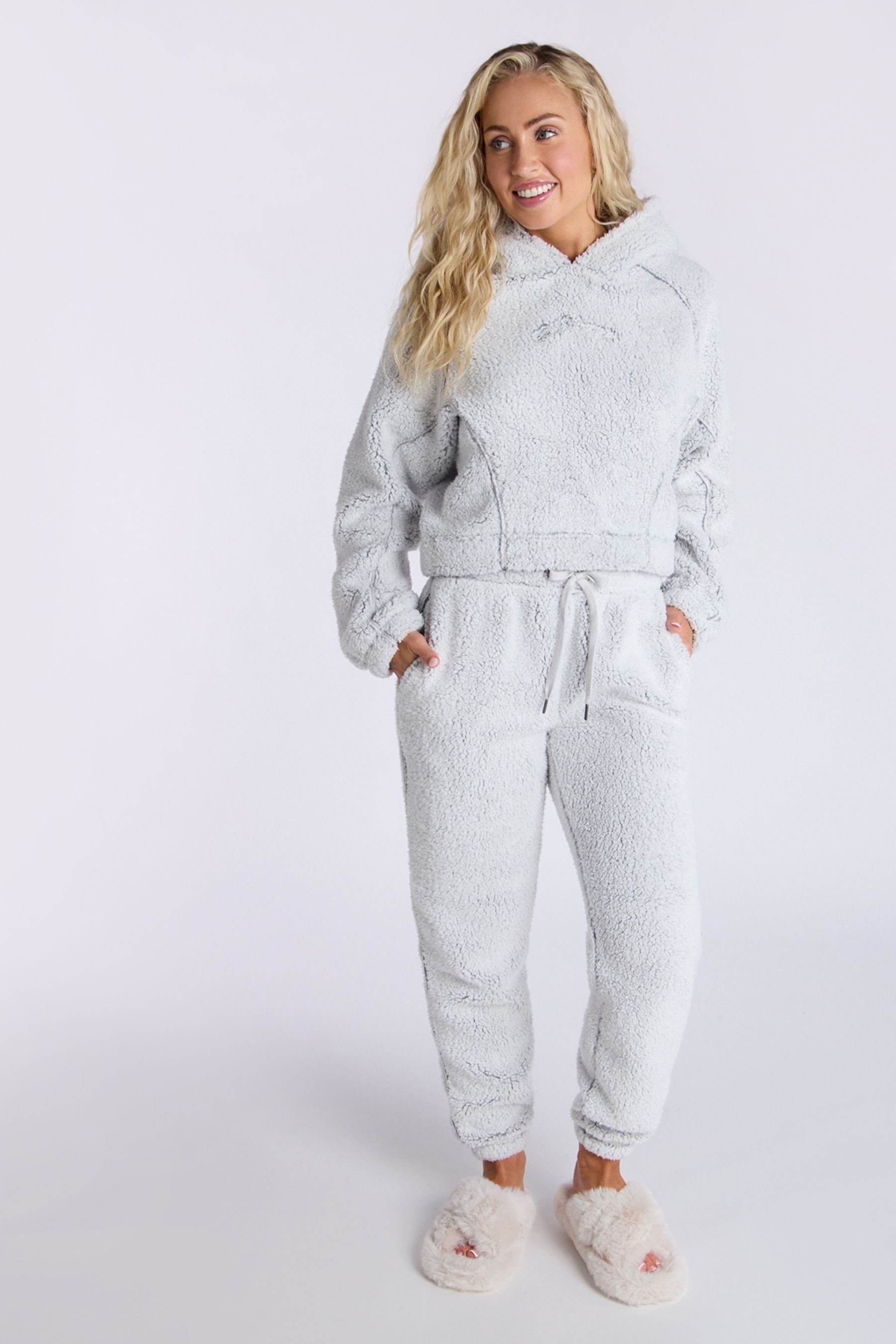 Buy Boux Avenue Cosy Borg Hoodie and Joggers Lounge Set from the Next UK online shop