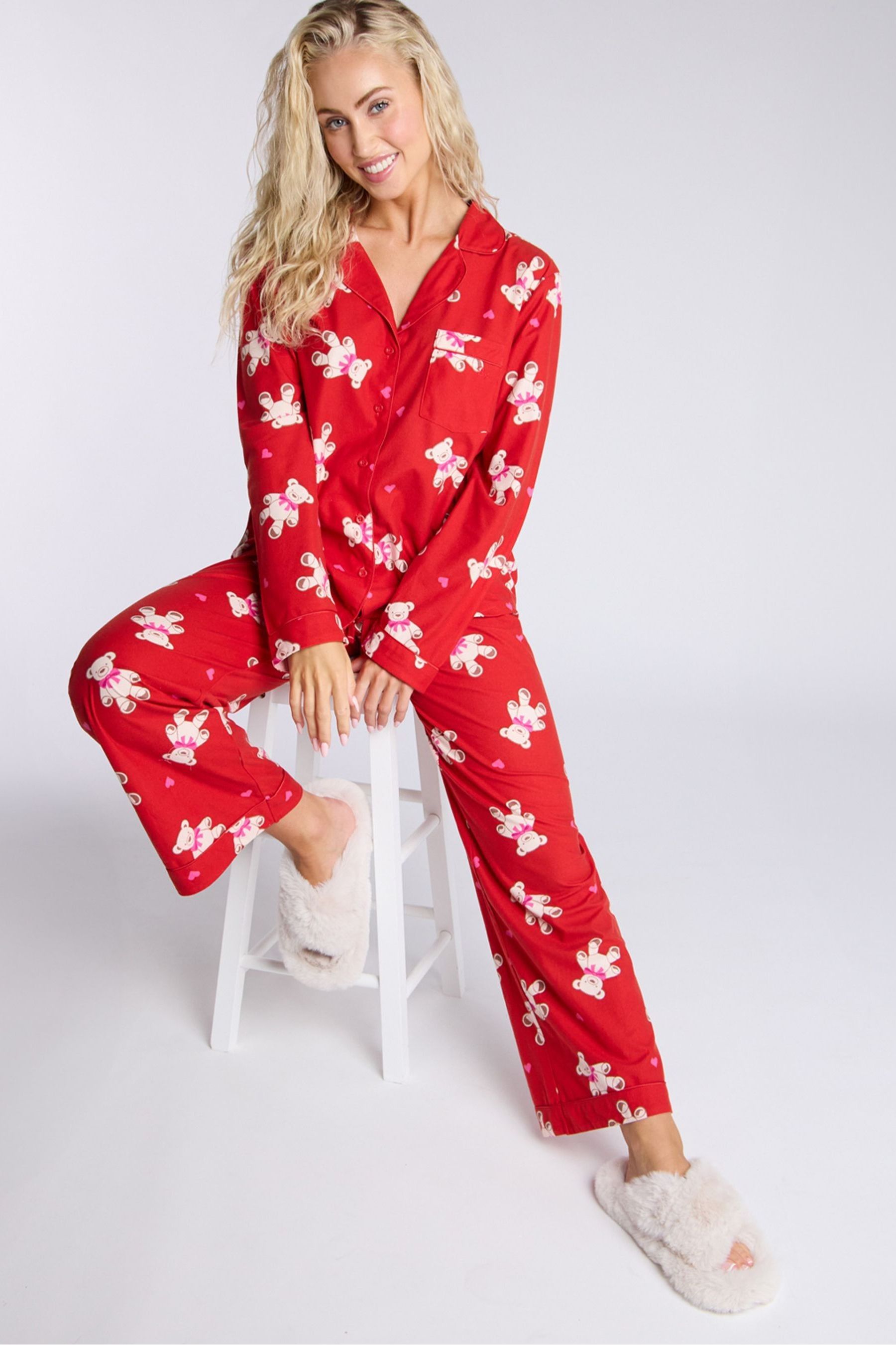 Velour fleece pyjamas outlet