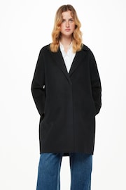 Whistles Black Double Faced Julia Coat - Image 1 of 5