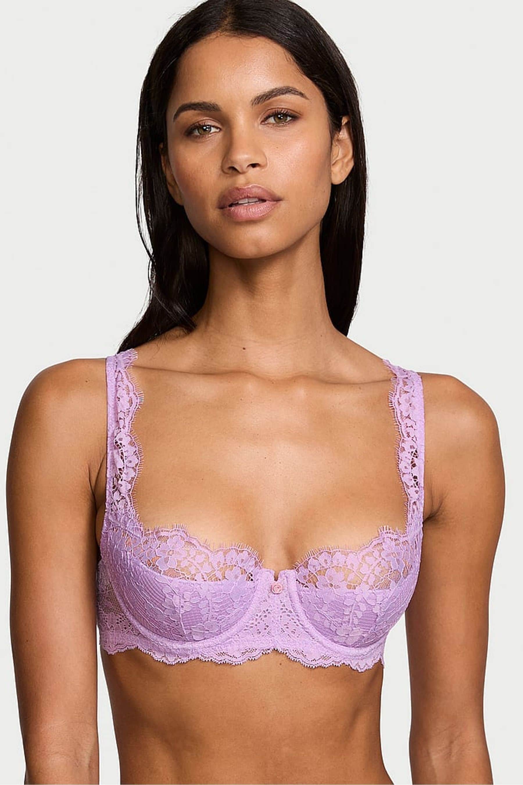 Lilac lace bralette shop