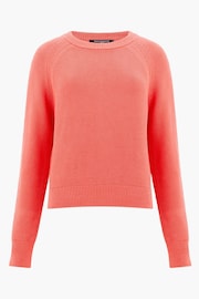 French Connection Lily Red Mozart Crew Jumper - Image 4 of 4