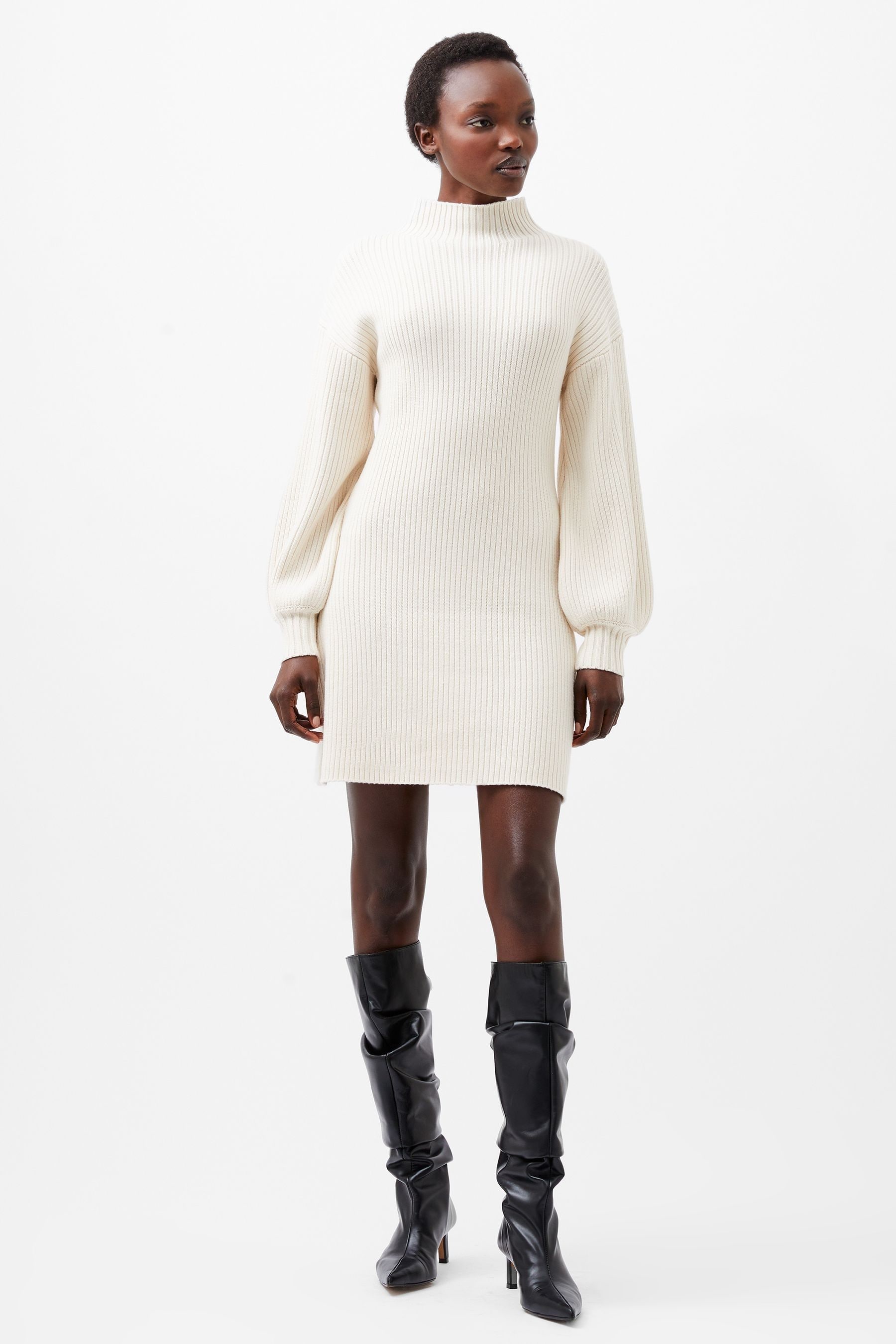 Buy French Connection Cream Myla Babysoft Mini Dress from Next Luxembourg
