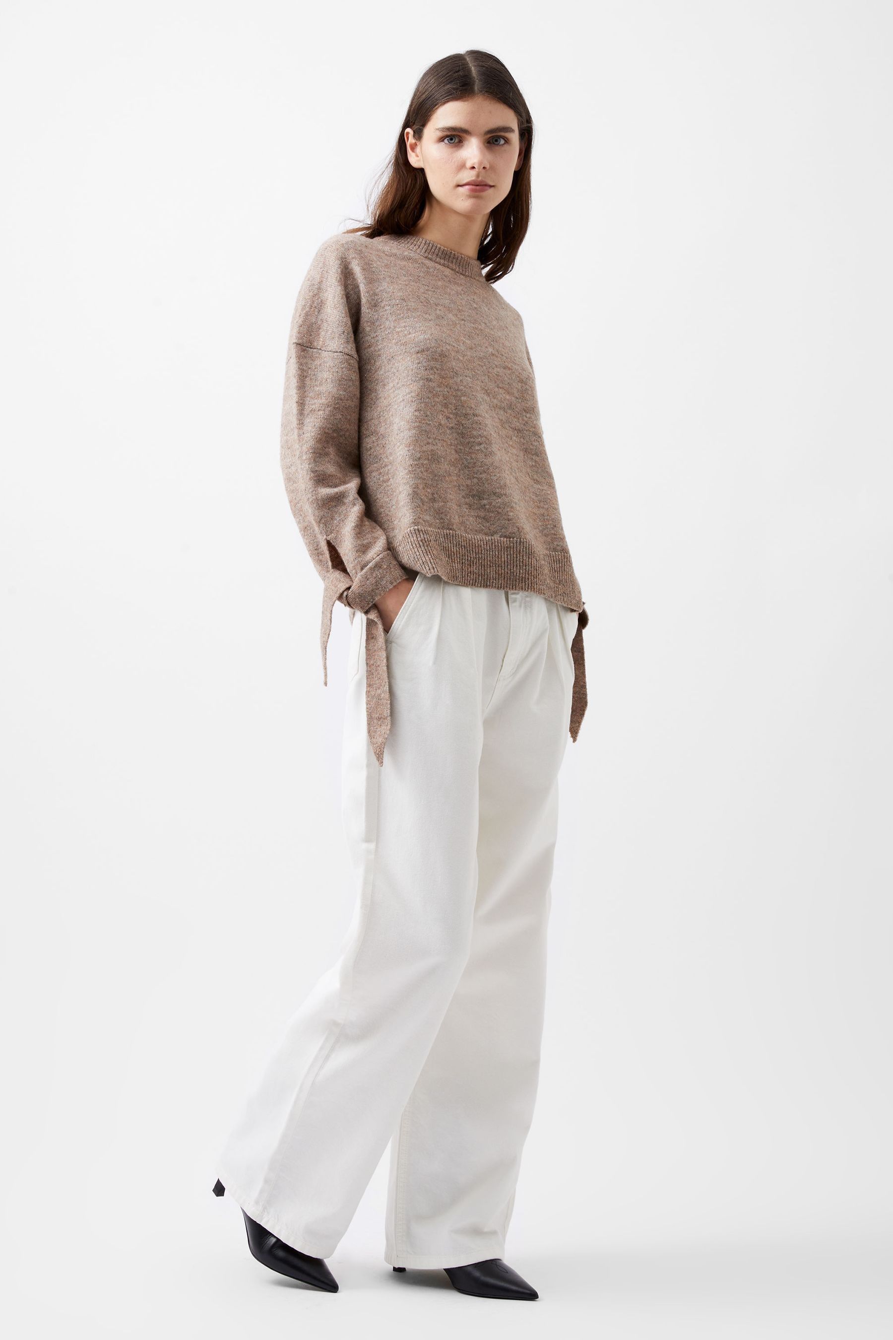 Buy French Connection Nude Kaila Tie Detail Jumper from Next Canada