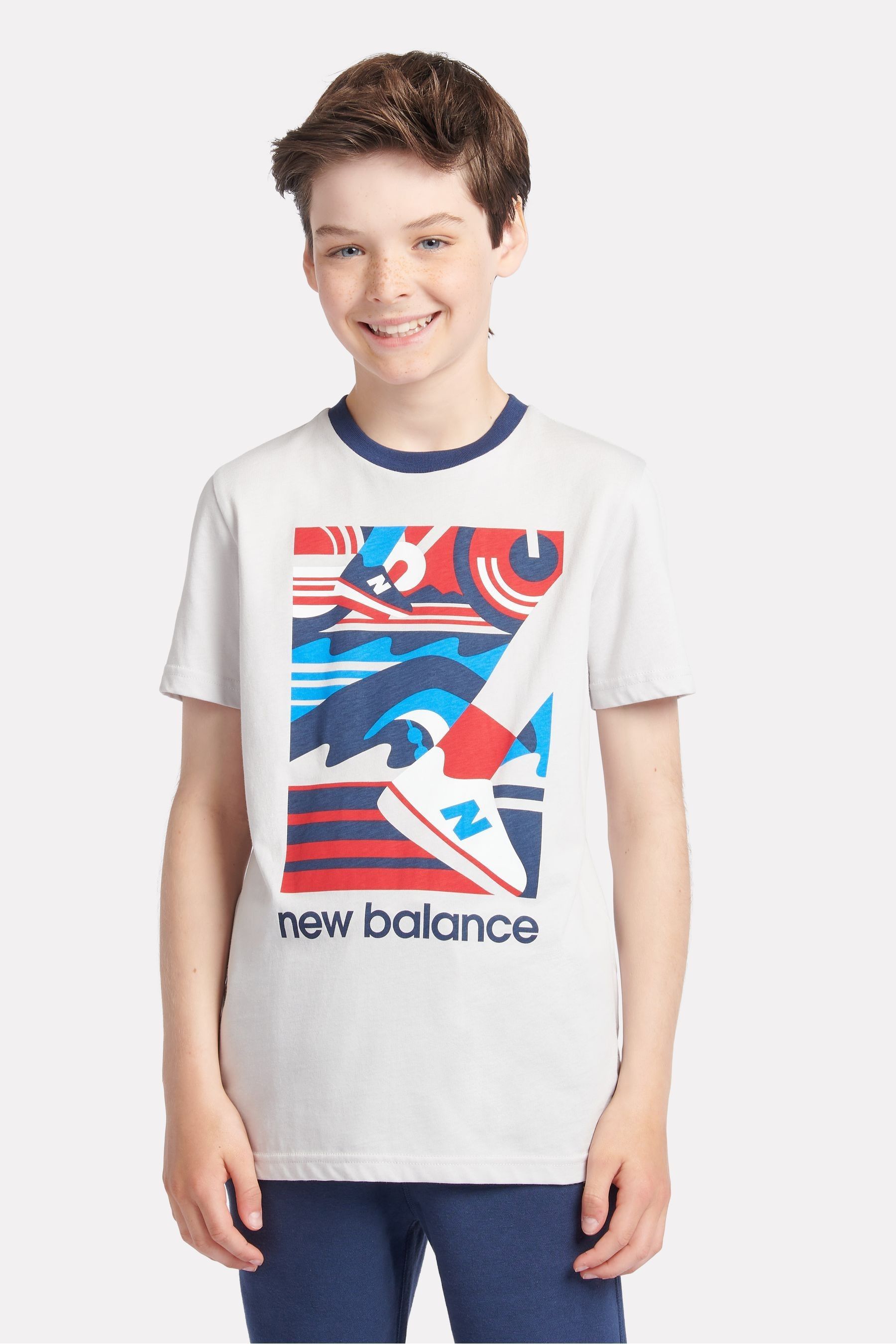 Buy New Balance Grey Boys 100 Cotton Greatest Hits T Shirt from the Next UK online shop