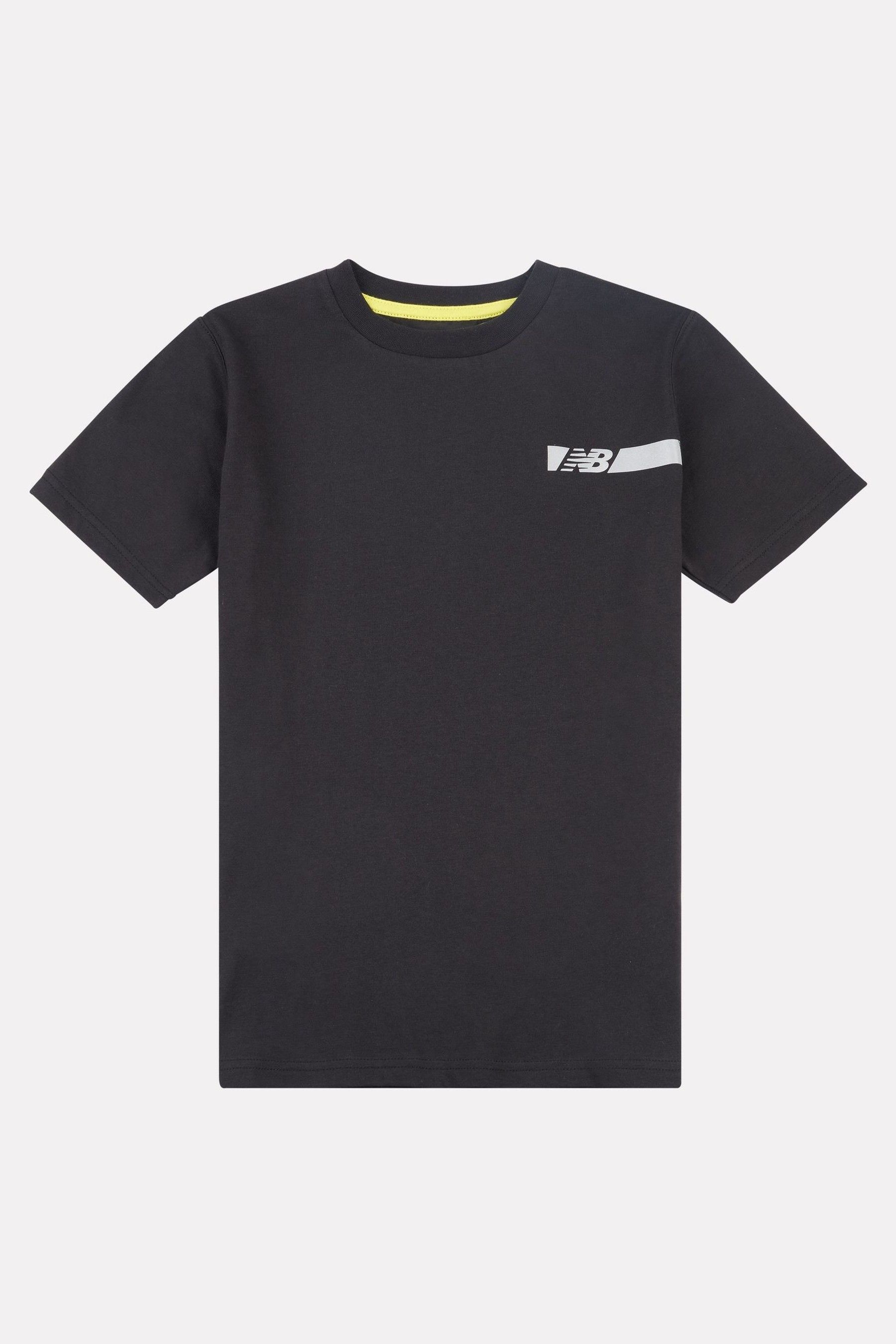 Buy New Balance Black Boys Reflective Flying T Shirt from Next Ireland