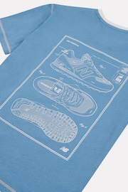 New Balance Blue Boys 574 Diagram T-Shirt - Image 9 of 10