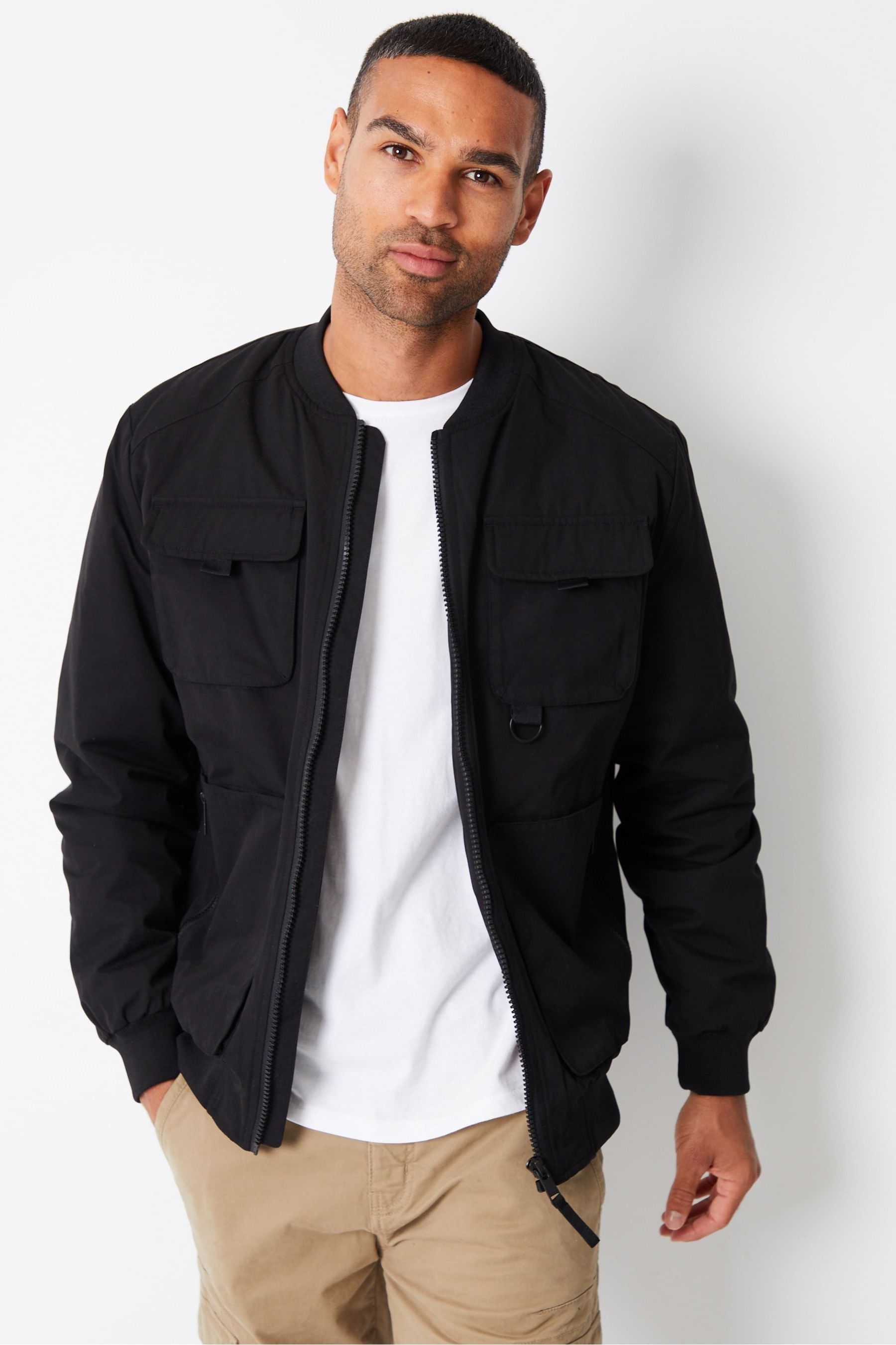 Fred perry utility bomber jacket deals