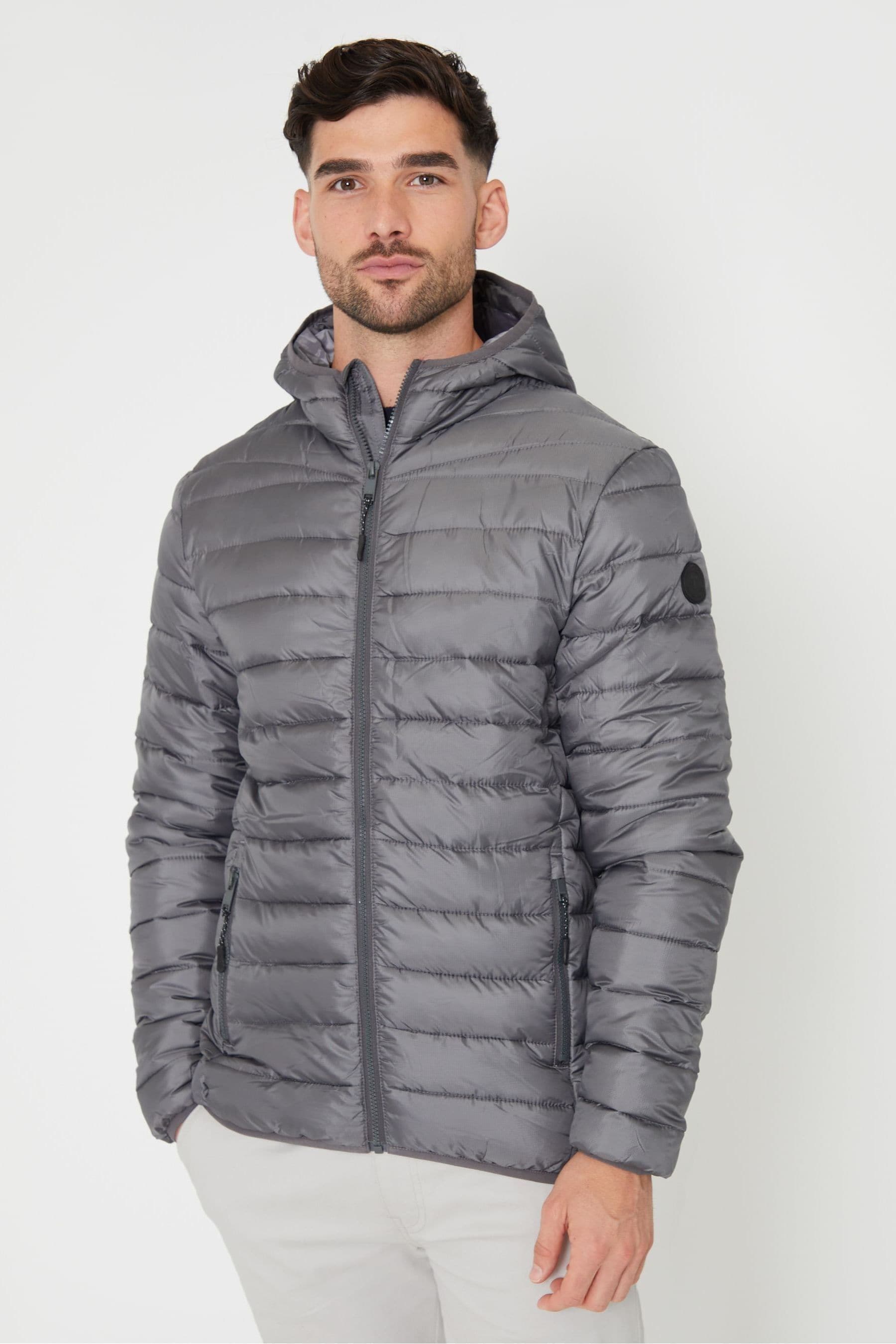 Threadbare hooded jacket top