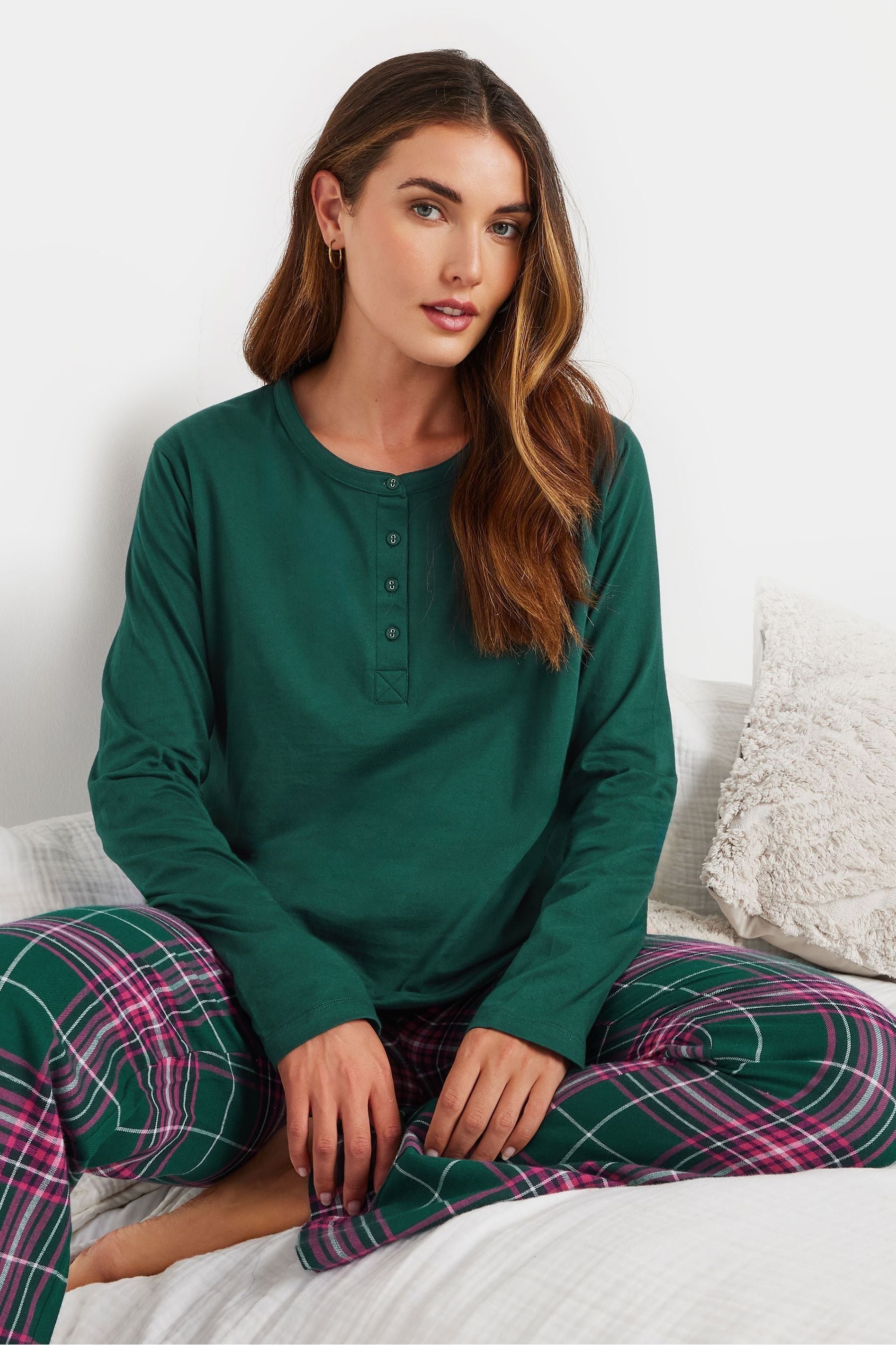 Green cotton pyjamas new arrivals