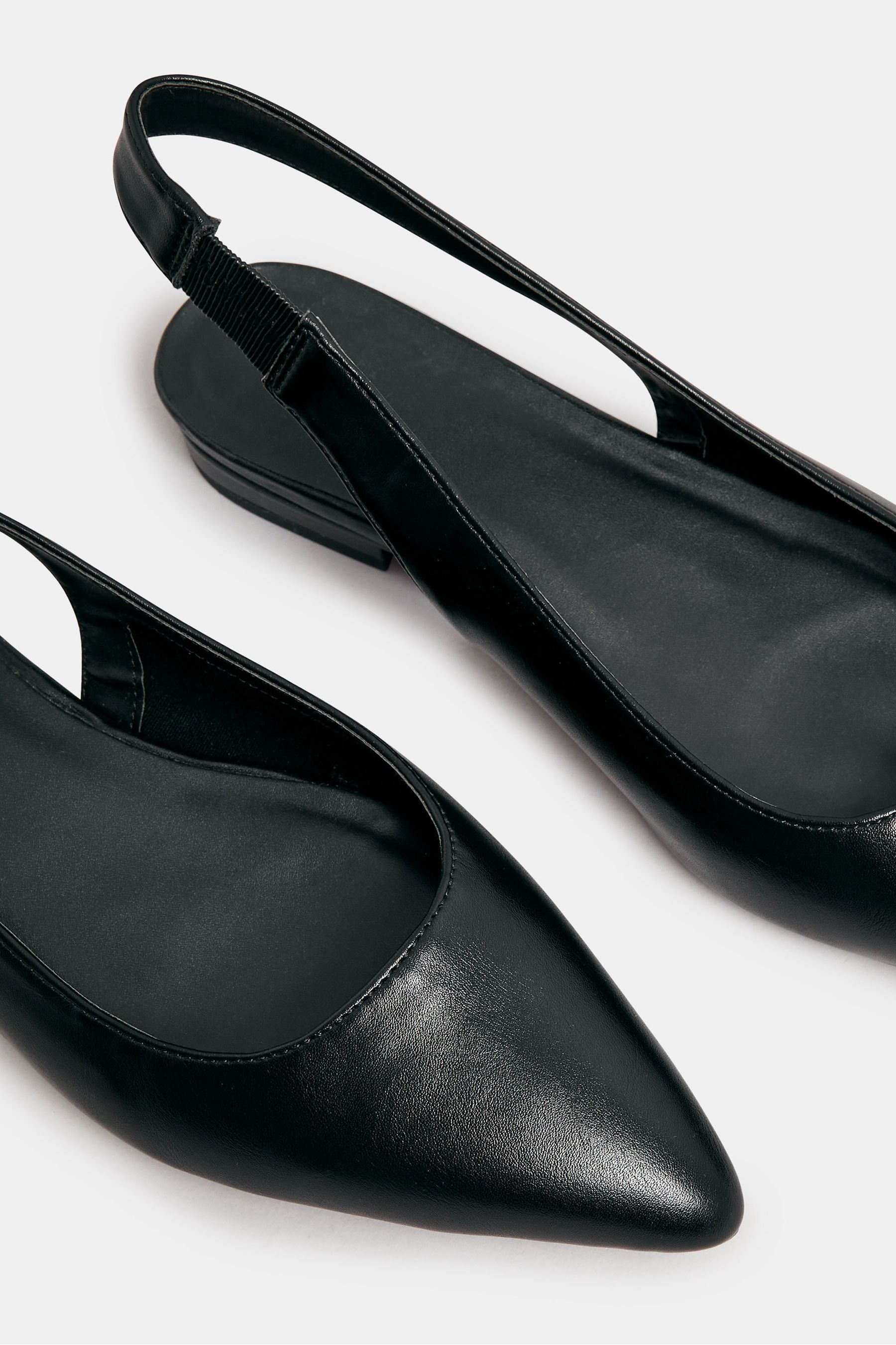 Black pointed slingbacks new arrivals